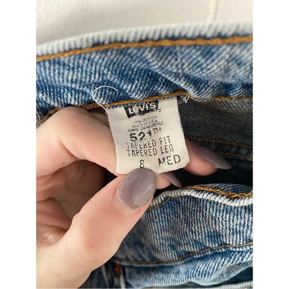 Levi's Vintage 521 Jeans Medium Wash Size 8 - Picture 5 of 7